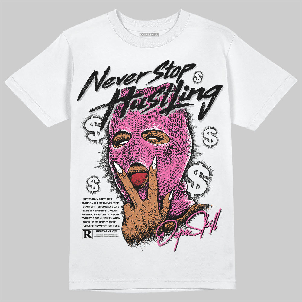 Kayano 14 Cream Sweet Pink superstreetwear T-Shirt Never Stop Hustling Graphic