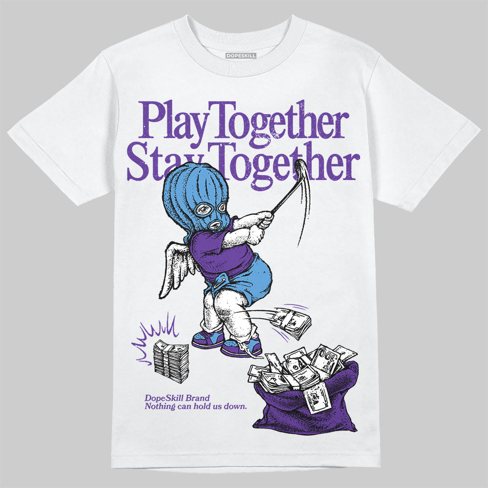 PURPLE Collection superstreetwear T-Shirt Play together,Stay together Graphic