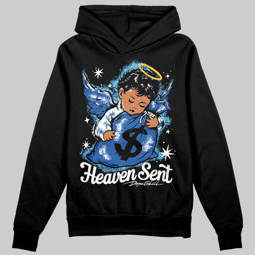 Blueberry 12s superstreetwear Hoodie Sweatshirt Heaven Sent Graphic