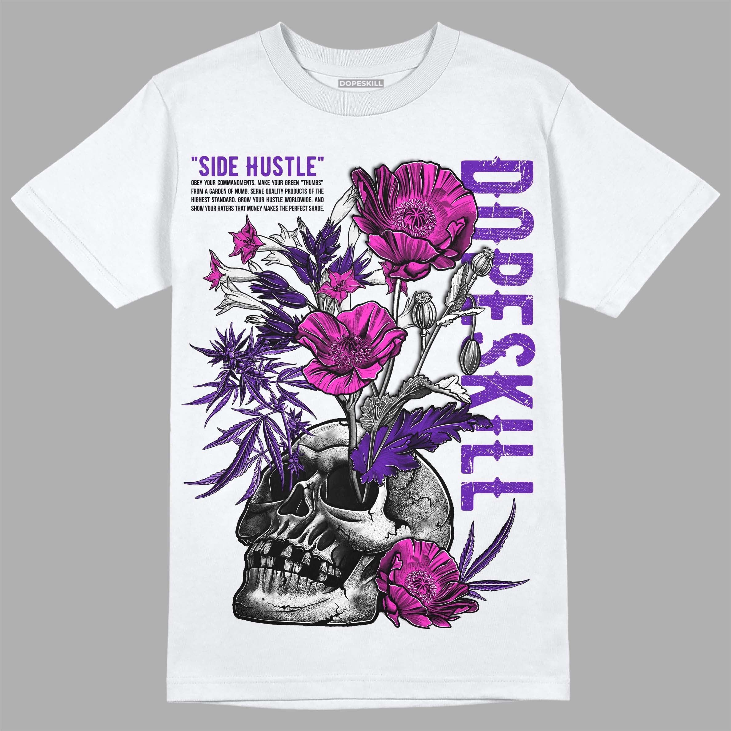 Court Purple 13s superstreetwear T-Shirt Side Hustle Graphic