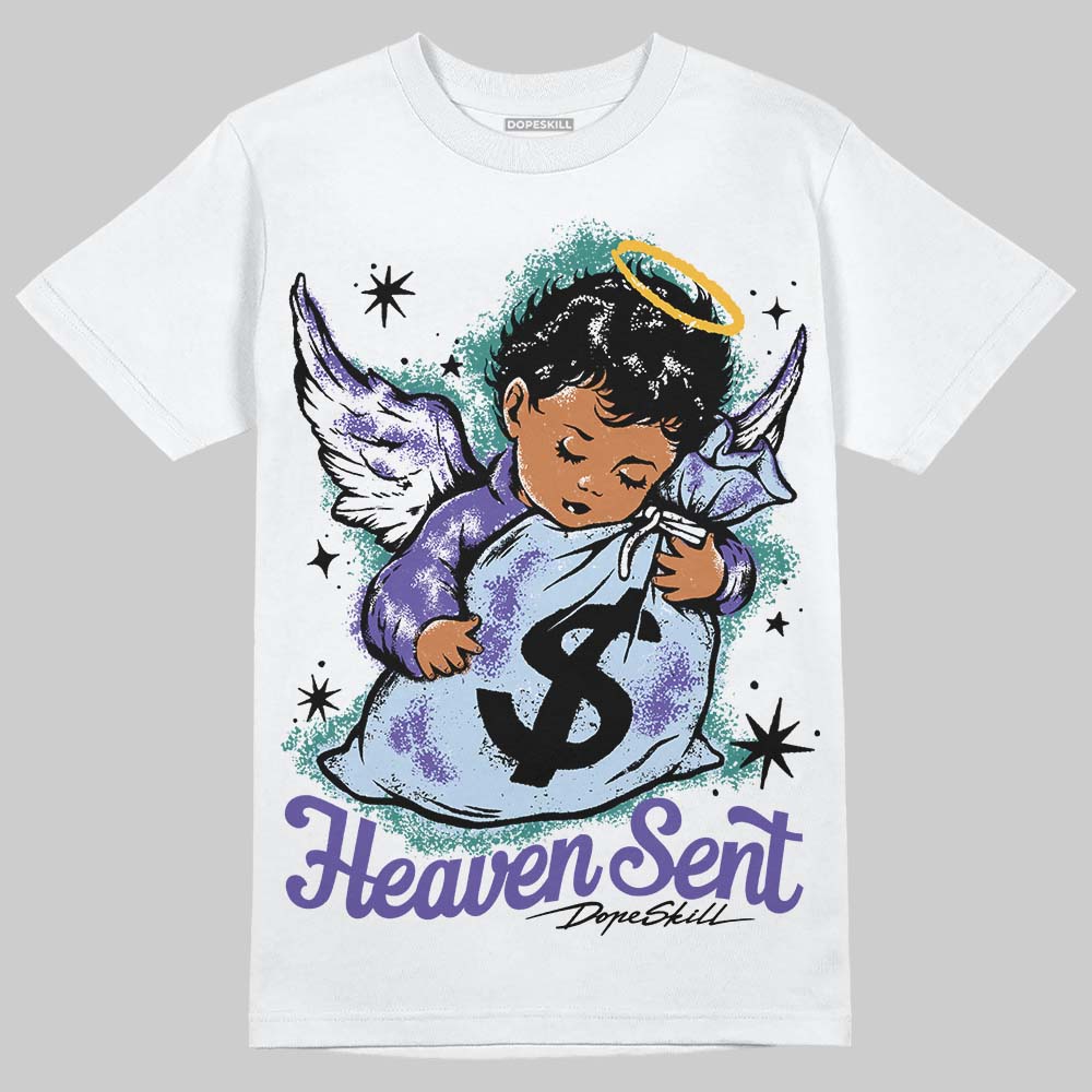 Grape 5s superstreetwear T-Shirt Heaven Sent Graphic