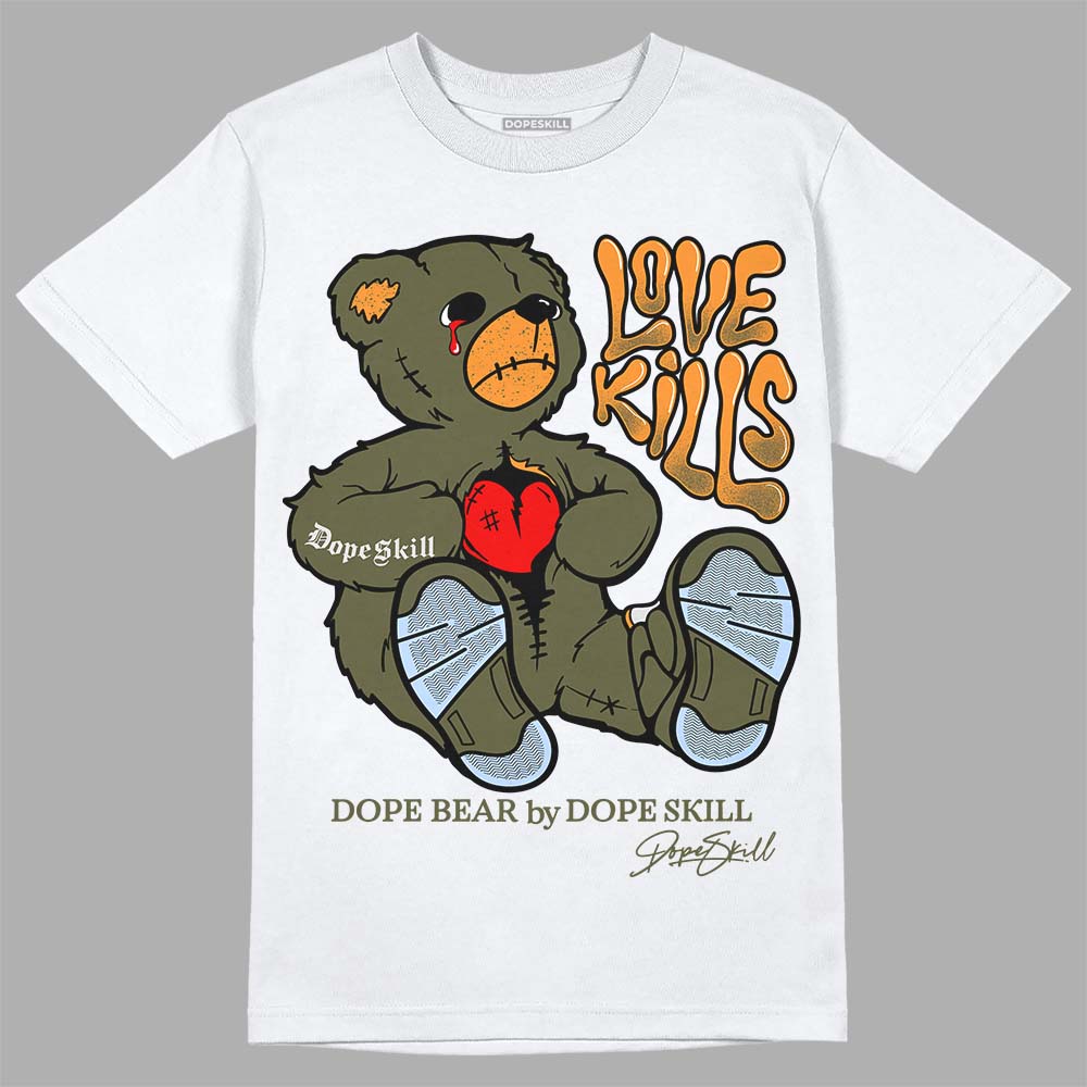 Olive 5s superstreetwear T-Shirt Love Kills Graphic