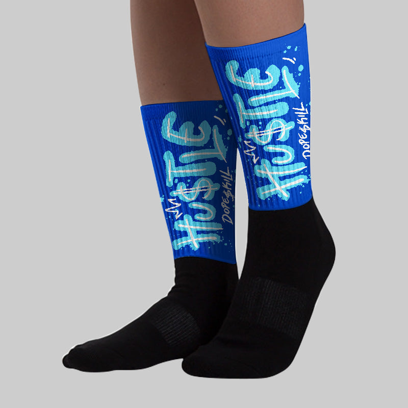 SB Dunk Argon superstreetwear Sublimated Socks Hustle Graphic