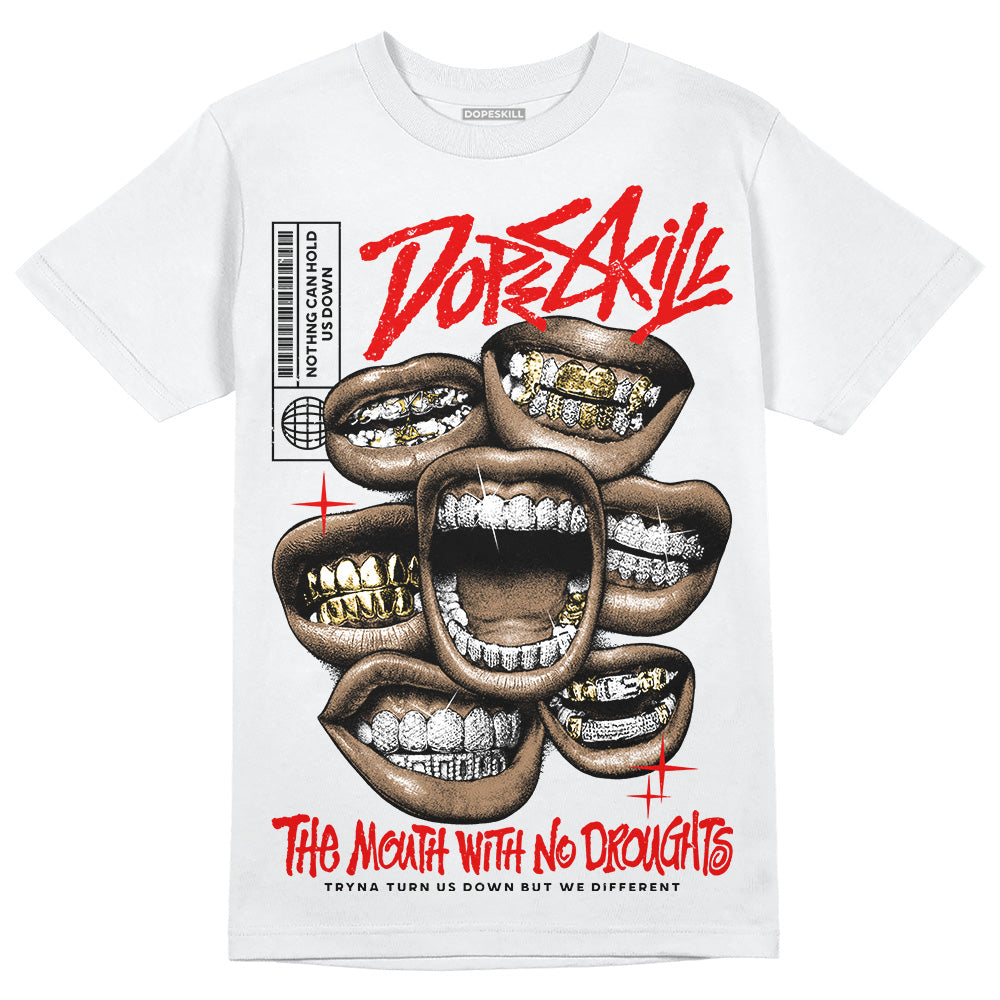 Red Cement 4S superstreetwear T-Shirt The Mouth With No Droughts Graphic