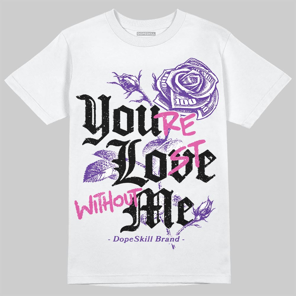 PURPLE Collection superstreetwear T-Shirt You're Lost Without Me Graphic