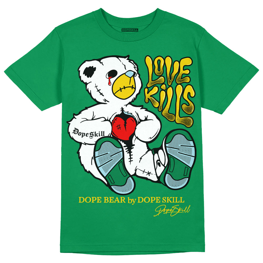 Lucky Green 5s superstreetwear Green T-shirt Love Kills Graphic