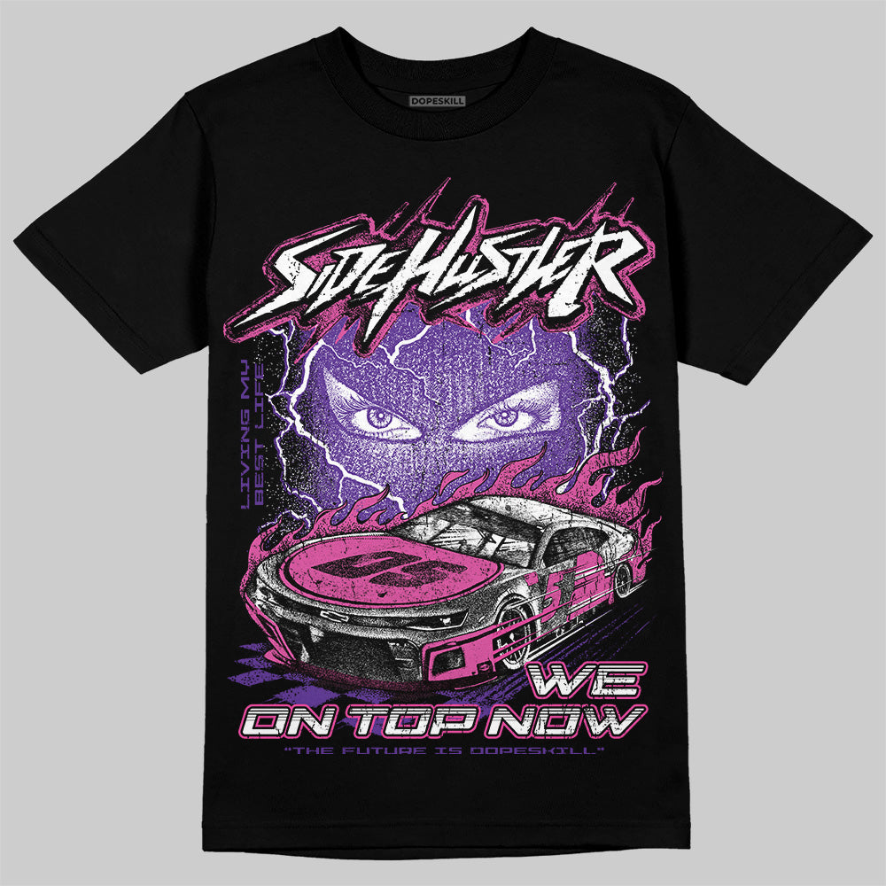 PURPLE Collection superstreetwear T-Shirt New Side Hustler Graphic