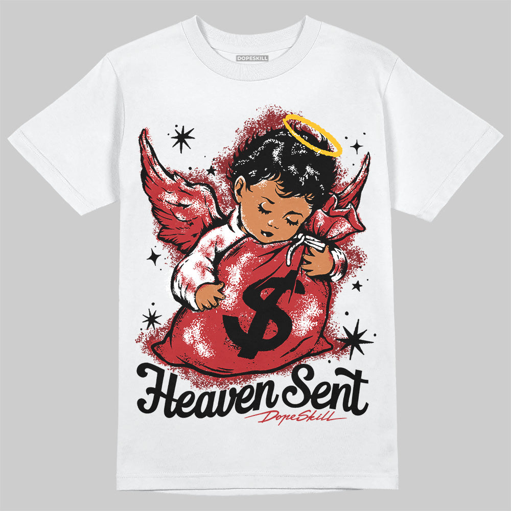 Flu Game 12s superstreetwear T-Shirt Heaven Sent Graphic