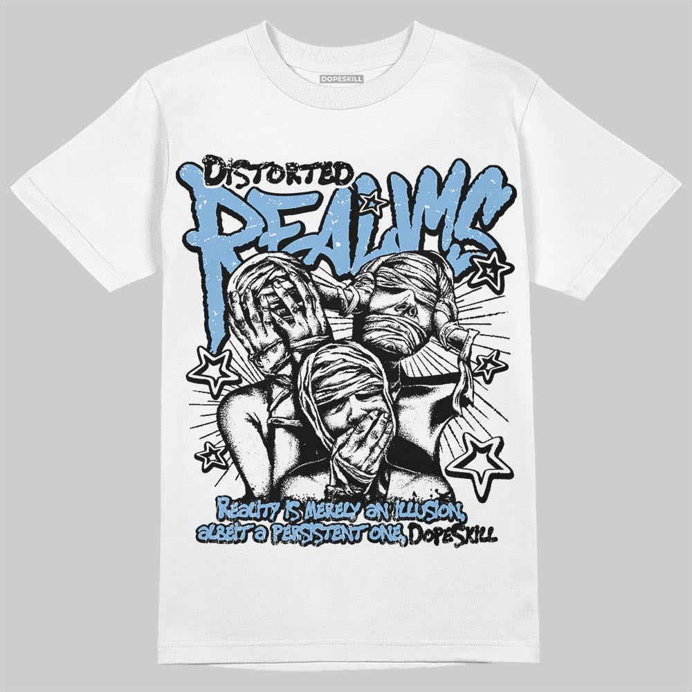 Powder Blue 9s superstreetwear T-Shirt Distorted Realms Graphic