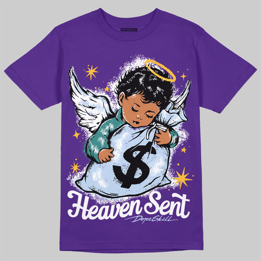Grape 5s superstreetwear T-Shirt Heaven Sent Graphic