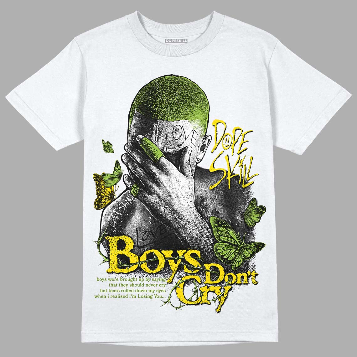 Dunk Low 'Chlorophyll' superstreetwear T-Shirt Boys Don't Cry Graphic