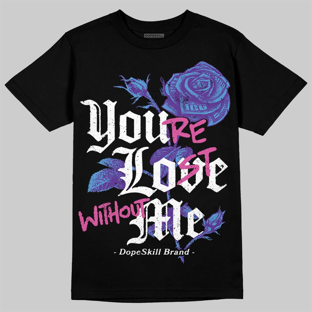 PURPLE Collection superstreetwear T-Shirt You're Lost Without Me Graphic
