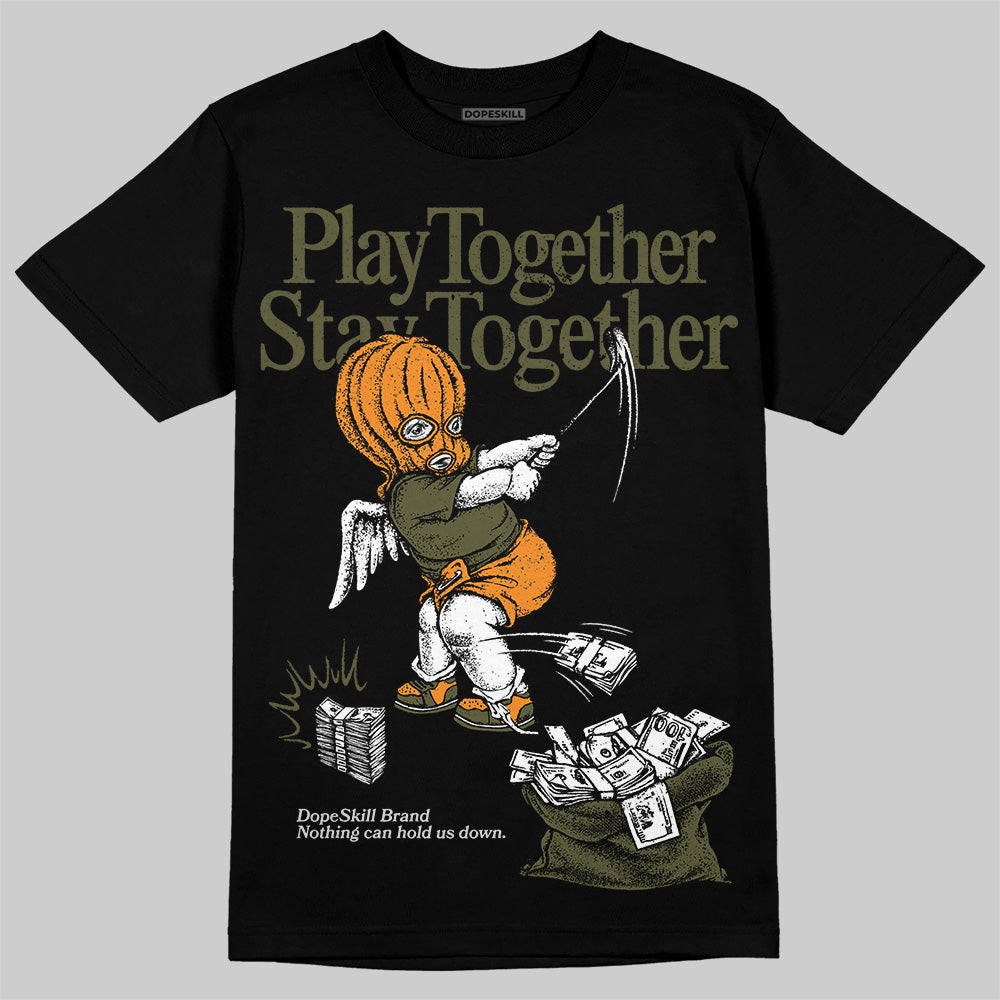 Olive 5s superstreetwear T-Shirt Play together,Stay together Graphic