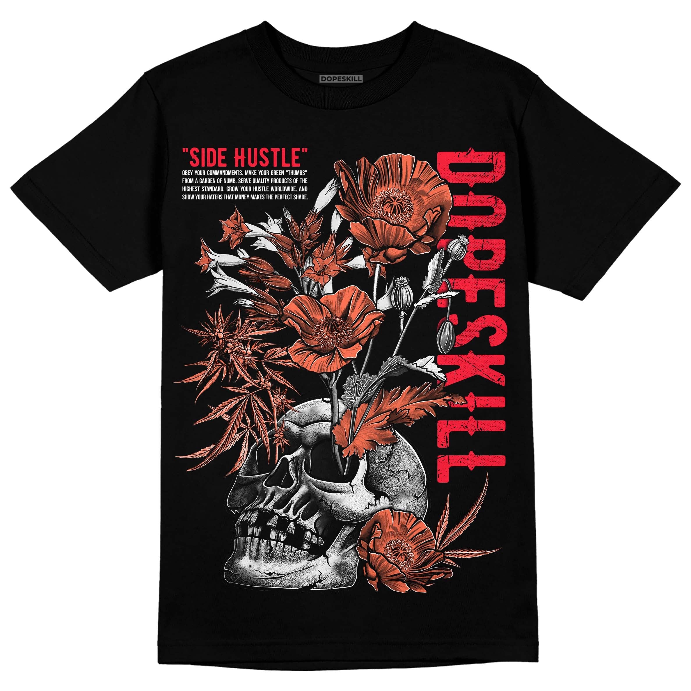 Crimson Bliss 5s superstreetwear T-Shirt Side Hustle Graphic