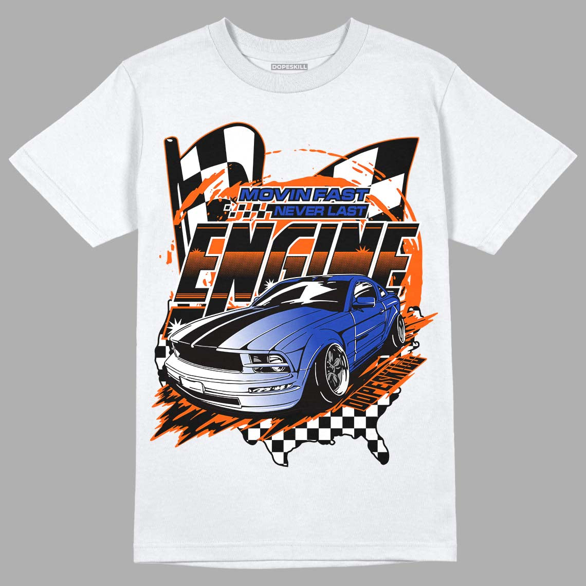Dunk Low Futura Orange Blaze superstreetwear T-Shirt ENGINE Tshirt Graphic