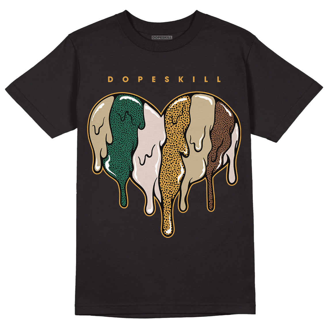 Safari Dunk Low superstreetwear T-Shirt Slime Drip Heart Graphic