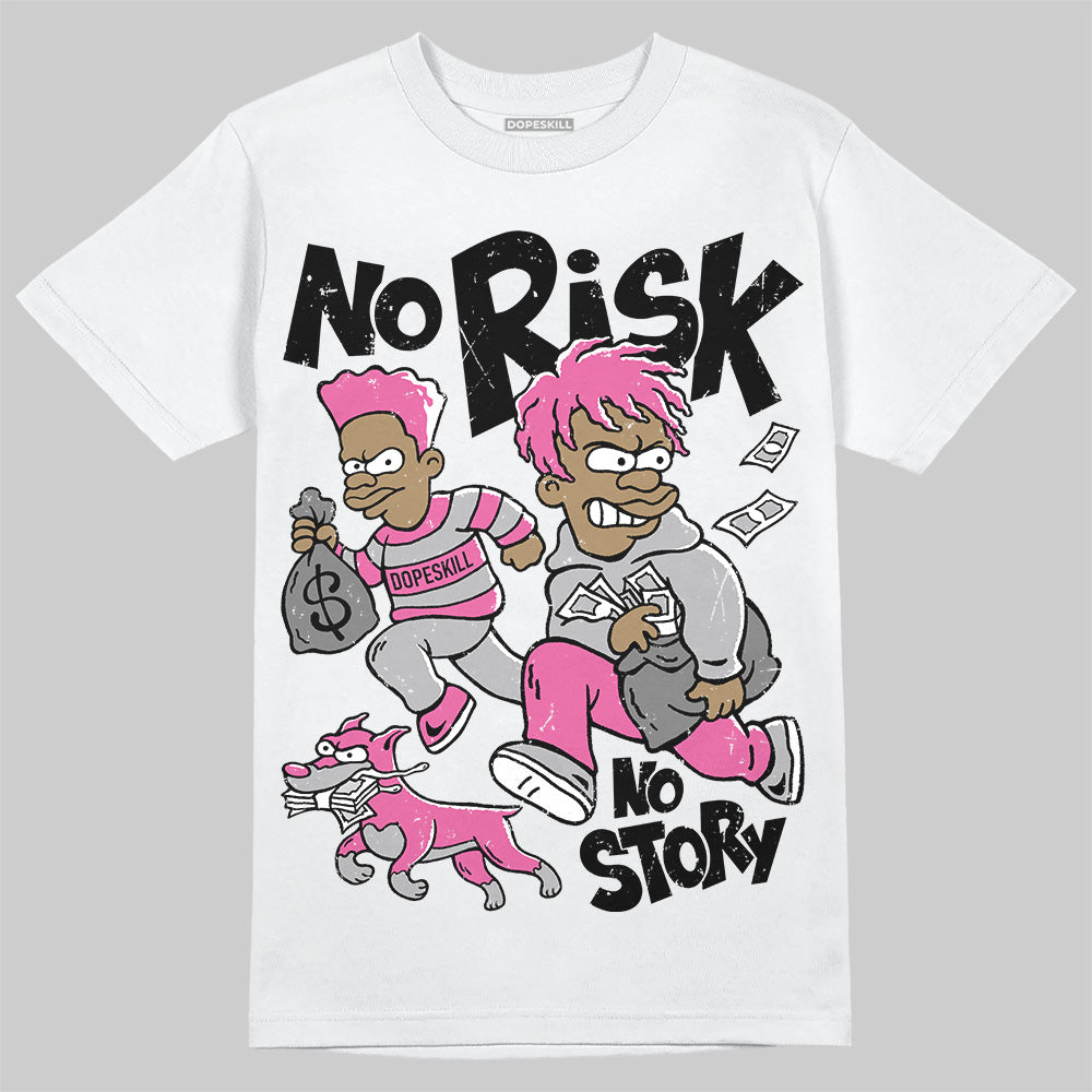 Kayano 14 Cream Sweet Pink superstreetwear T-Shirt No Risk No Story Graphic