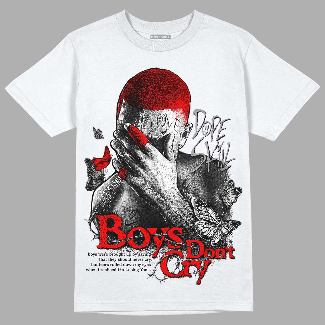 Dunk Low Panda White Black superstreetwear T-Shirt Boys Don't Cry Graphic