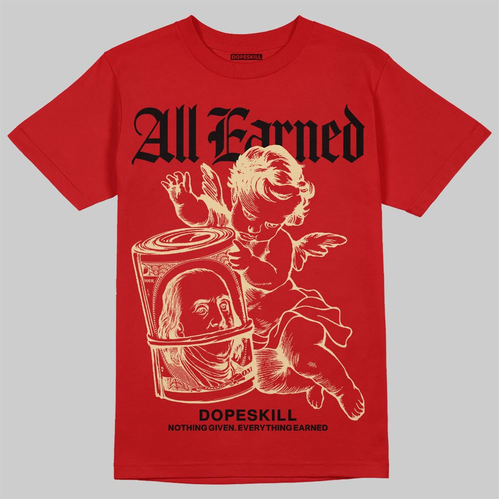Red Collection superstreetwear T-Shirt All Earned Graphic