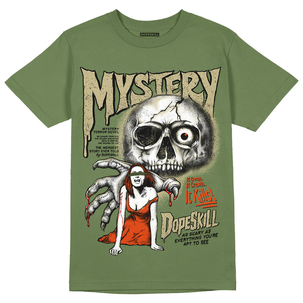 Olive Collection superstreetwear Olive T-shirt Mystery Ghostly Grasp Graphic
