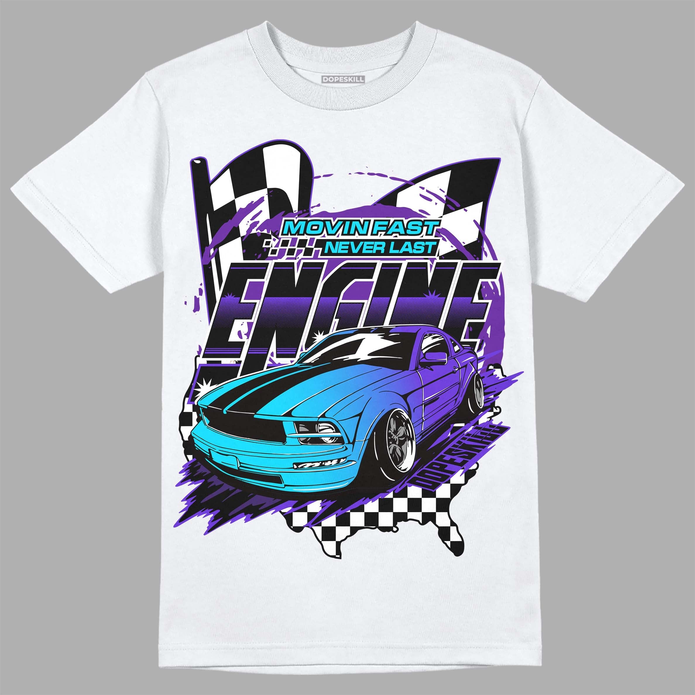 Aqua 6s superstreetwear T-Shirt ENGINE Tshirt Graphic