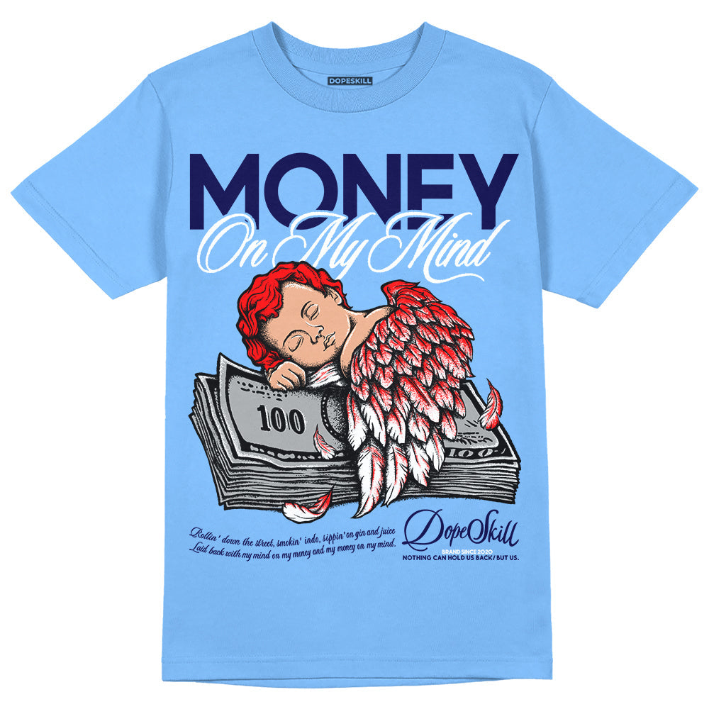 Powder Blue 9s superstreetwear Sky Blue T-shirt MOMM Graphic