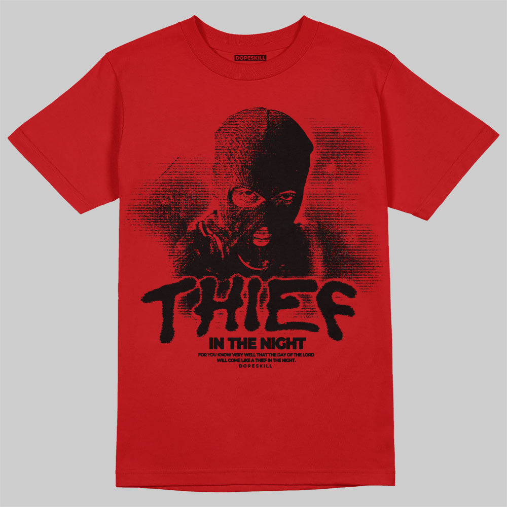Red Collection superstreetwear T-Shirt Thief In The Night Graphic