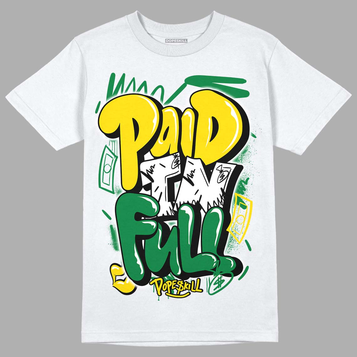 Dunk Low Reverse Brazil superstreetwear T-Shirt New Paid In Full Graphic