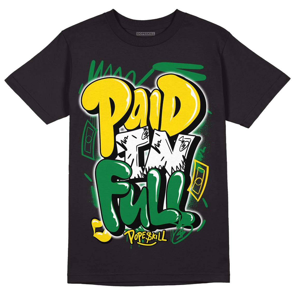 Dunk Low Reverse Brazil superstreetwear T-Shirt New Paid In Full Graphic