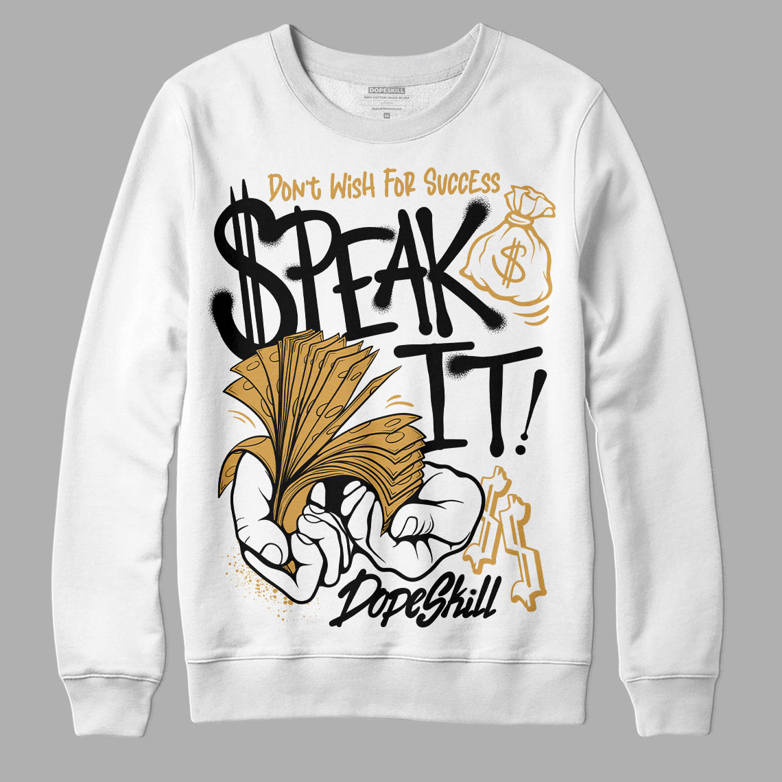 Gratitude 11s superstreetwear Sweatshirt Speak It Graphic
