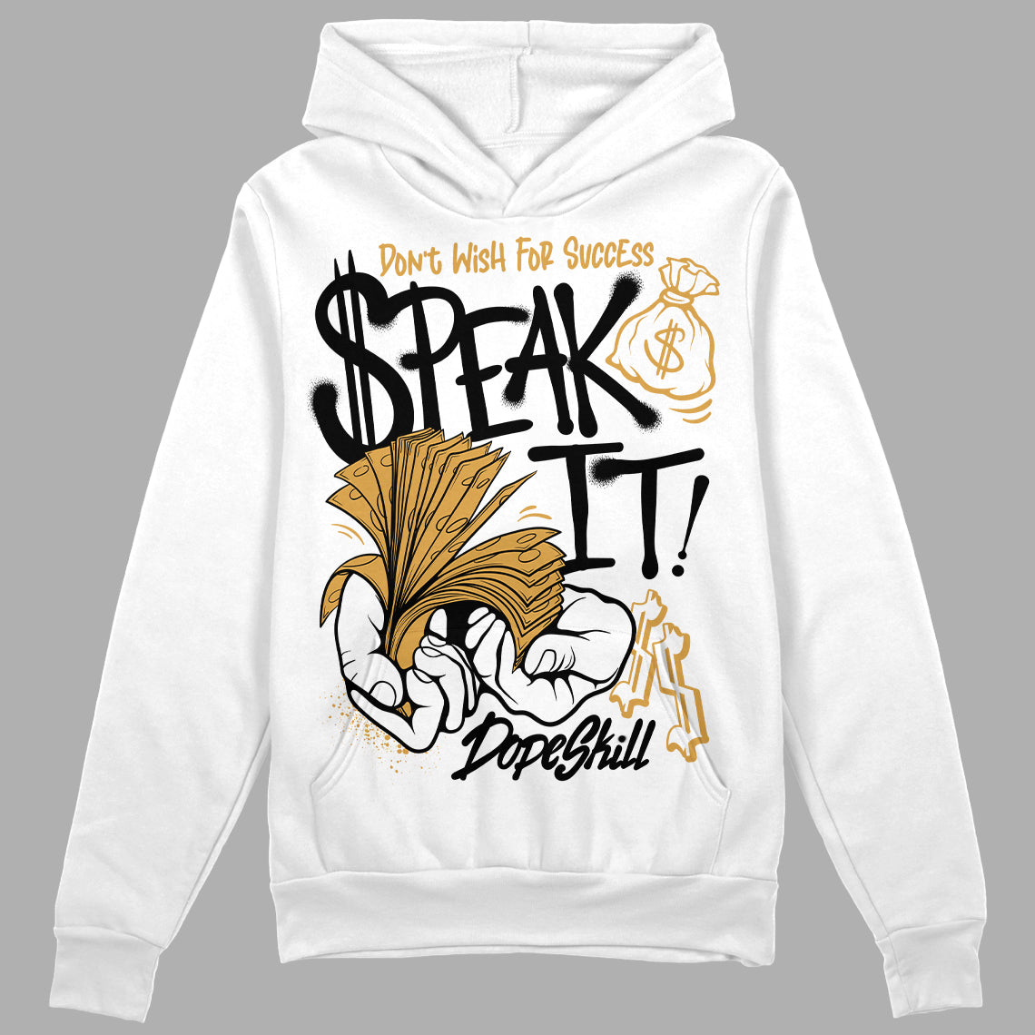 Gratitude 11s superstreetwear Hoodie Sweatshirt Speak It Graphic