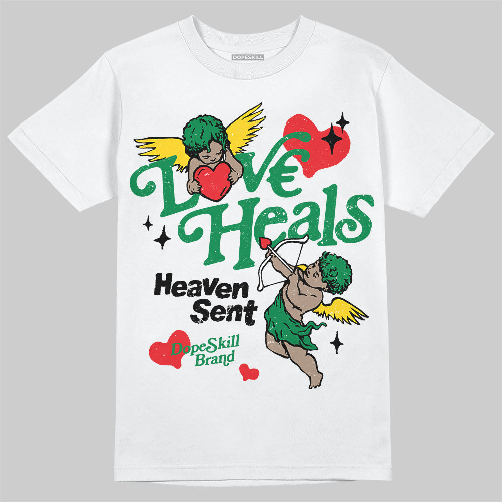 Lucky Green 5s superstreetwear T-Shirt New Love Heals Graphic