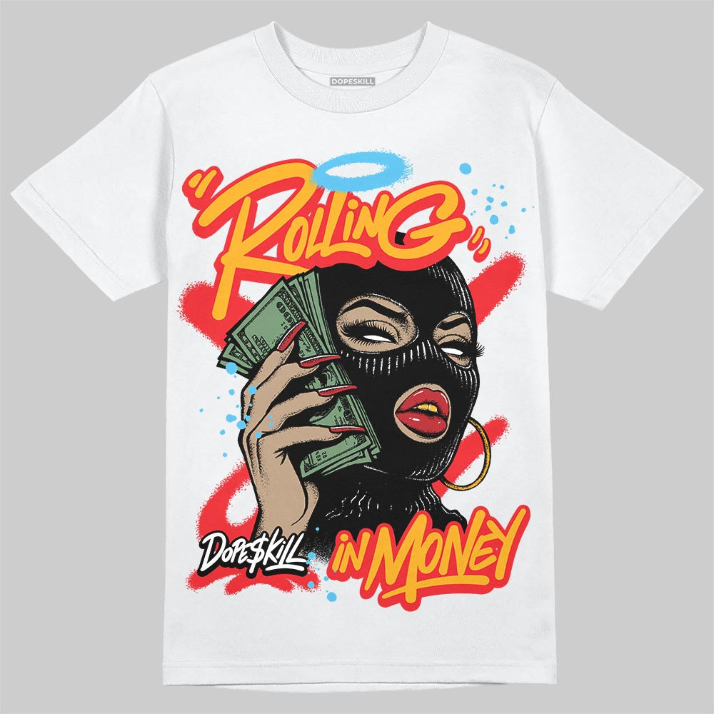 Red Collection superstreetwear T-Shirt Rolling in Money Graphic
