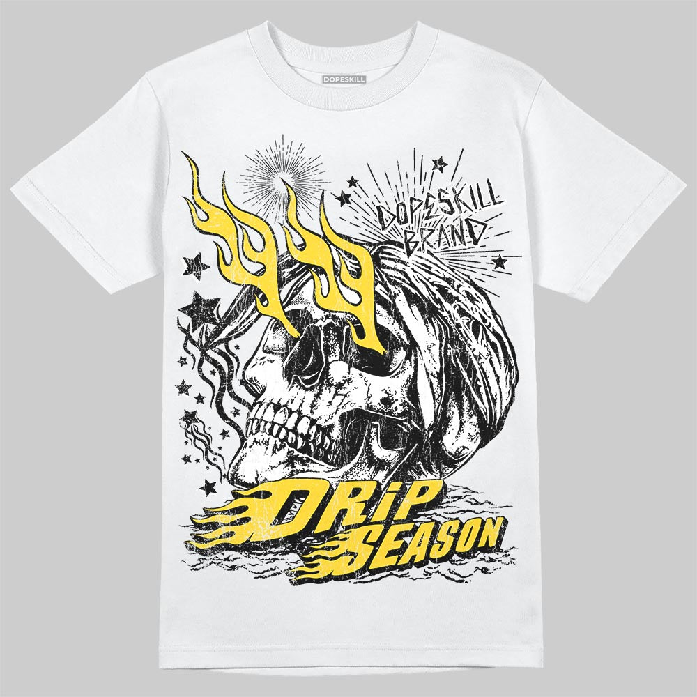 Black Tour Yellow AJ 4 Thunder superstreetwear T-Shirt Drip Season Graphic