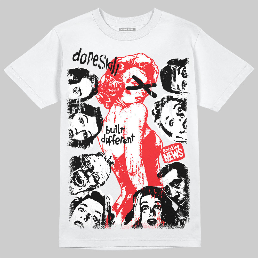 Red Collection superstreetwear T-Shirt Built Different Graphic