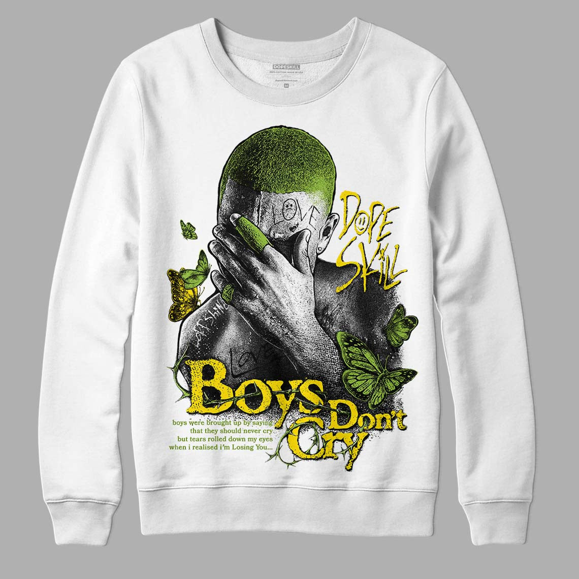 Dunk Low 'Chlorophyll' superstreetwear Sweatshirt Boys Don't Cry Graphic