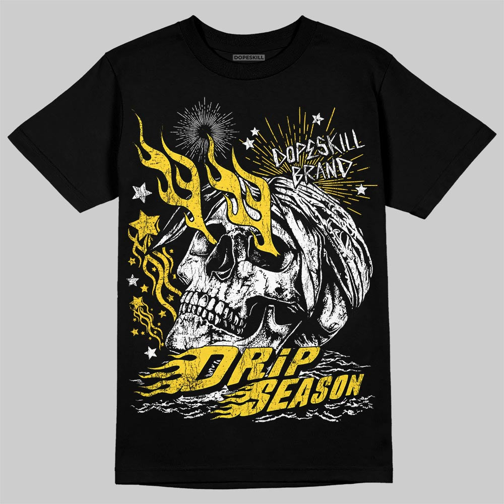 Black Tour Yellow AJ 4 Thunder superstreetwear T-Shirt Drip Season Graphic