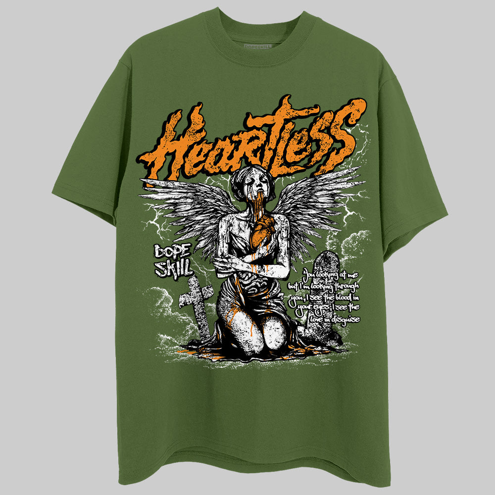 Olive 5s superstreetwear Olive T-shirt Heartless Graphic