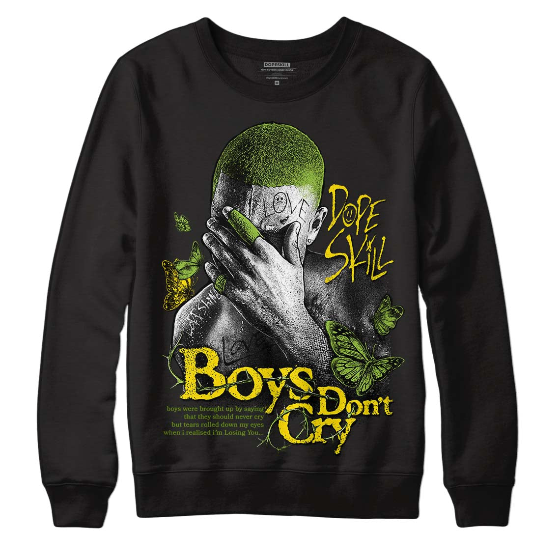 Dunk Low 'Chlorophyll' superstreetwear Sweatshirt Boys Don't Cry Graphic
