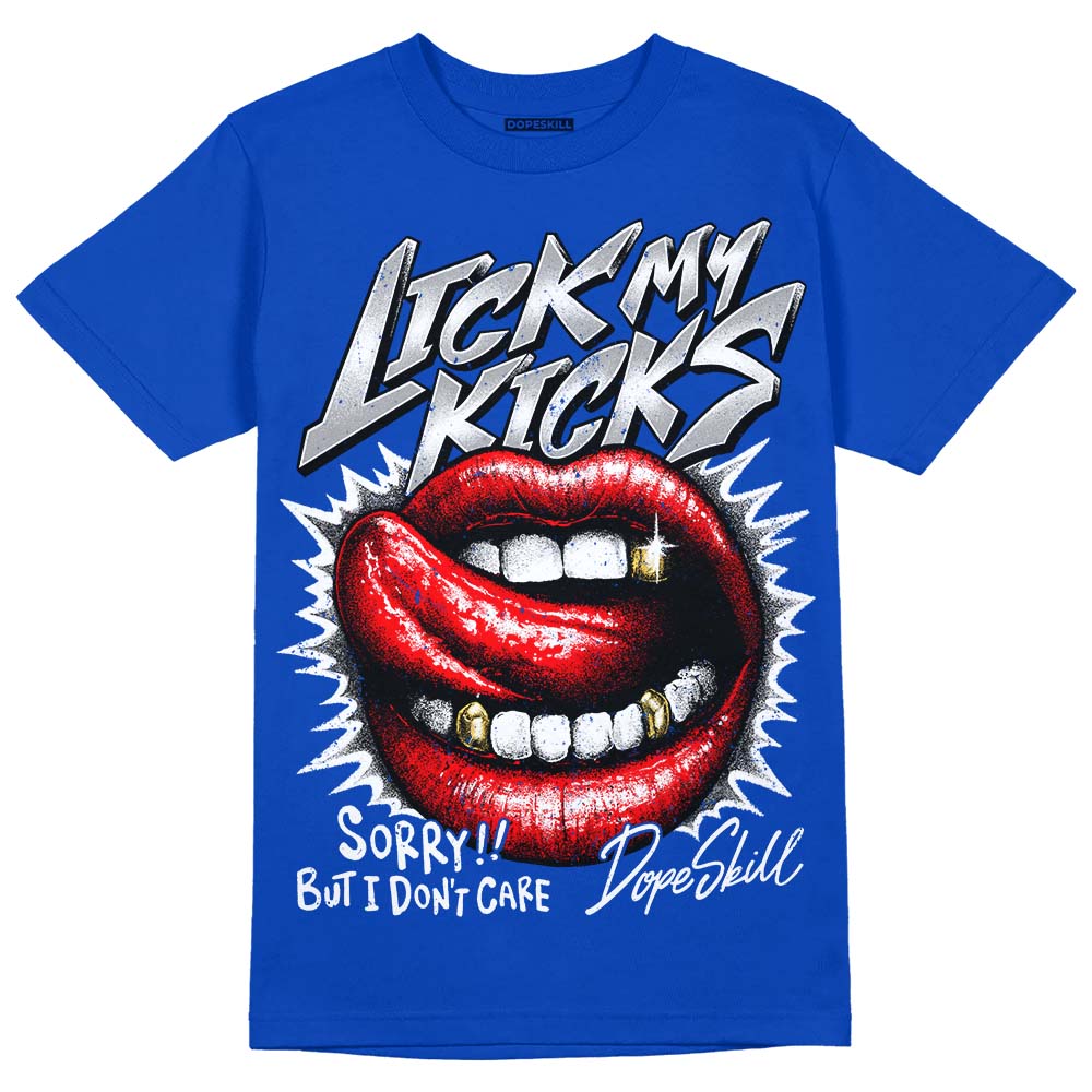 Royal Blue Collection superstreetwear Royal Blue T-shirt Lick My Kicks Graphic