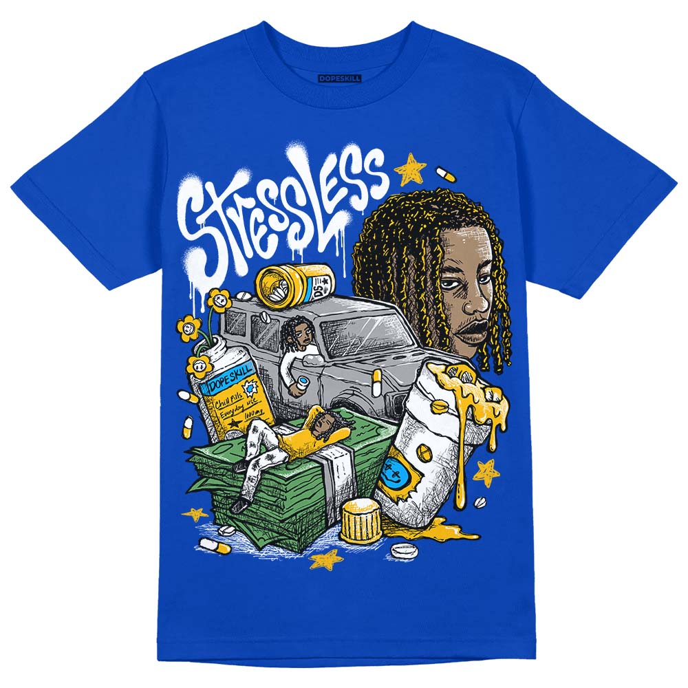 Royal Blue Collection superstreetwear Royal Blue T-shirt Stressless Graphic