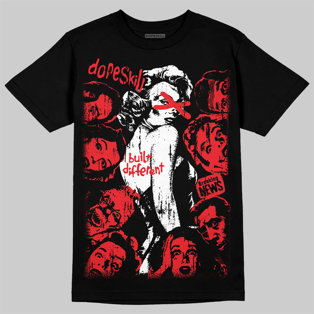 Red Collection superstreetwear T-Shirt Built Different Graphic
