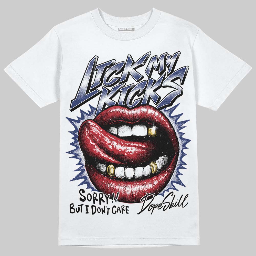Rare Air Deep Royal Blue 1s superstreetwear T-Shirt Lick My Kicks Graphic