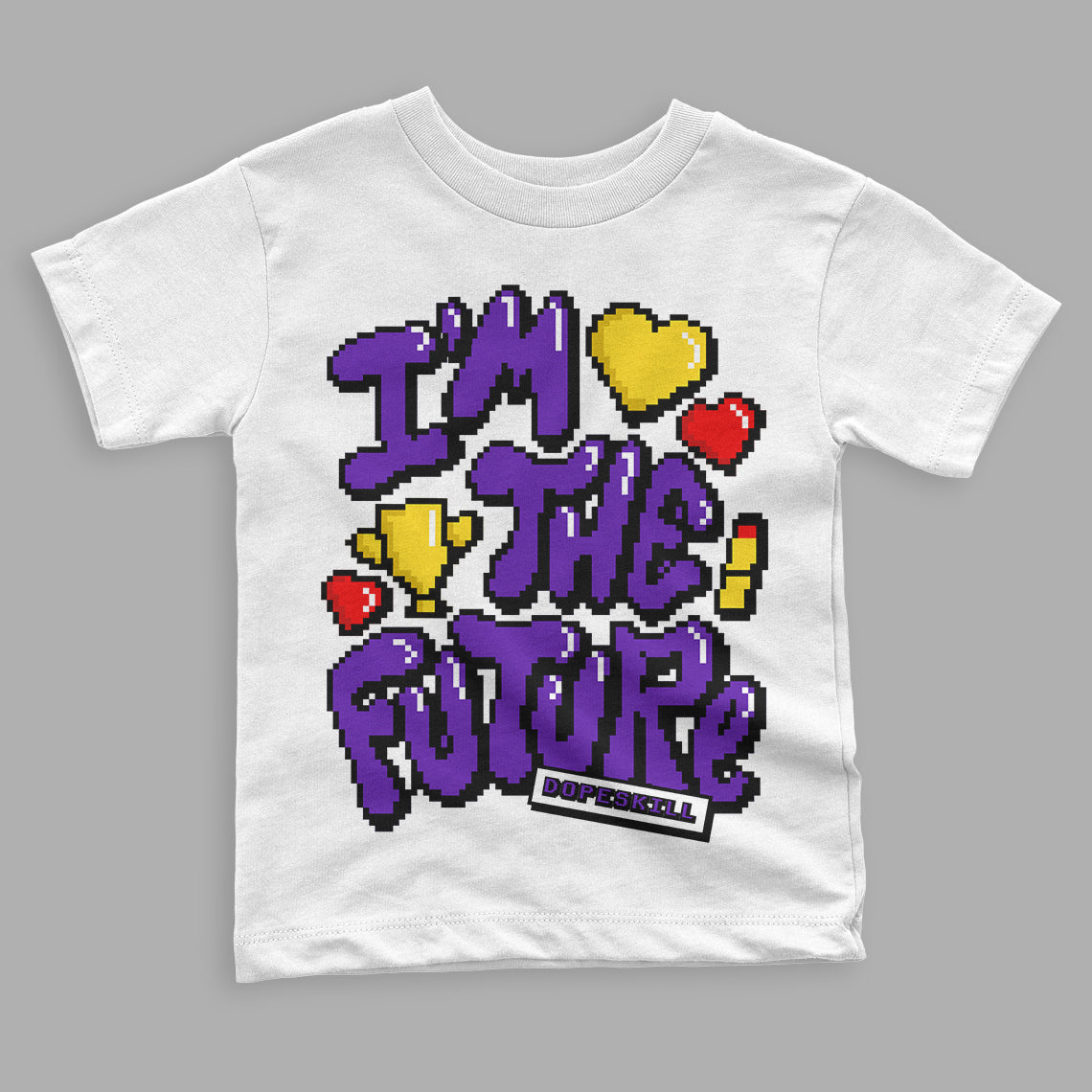 Court Purple 13s superstreetwear Toddler Kids T-shirt I'm The Future Graphic