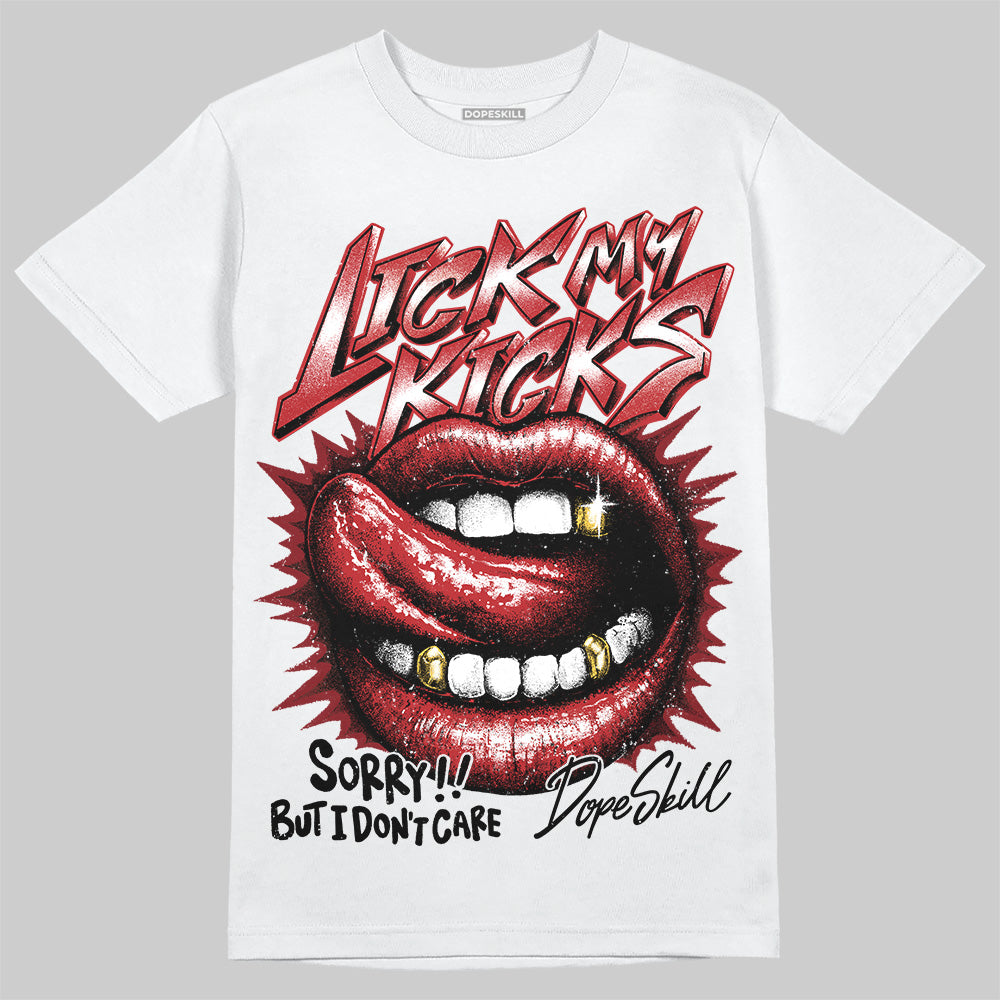 Flu Game 12s superstreetwear T-Shirt Lick My Kicks Graphic