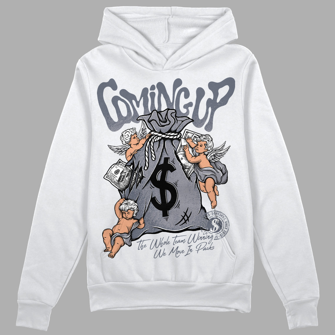 Stealth 14s superstreetwear Hoodie Sweatshirt Money Bag Coming Up Graphic