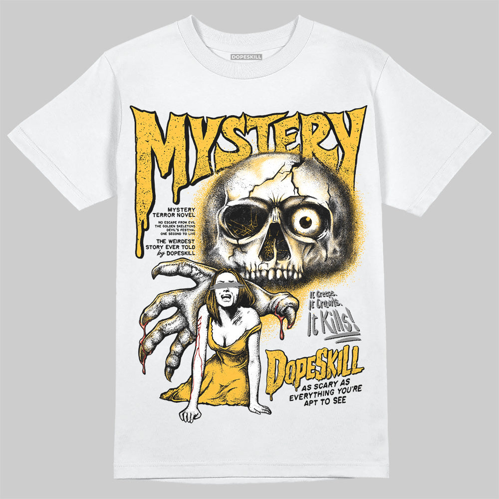 9060 Varsity Gold superstreetwear T-Shirt Mystery Ghostly Grasp Graphic