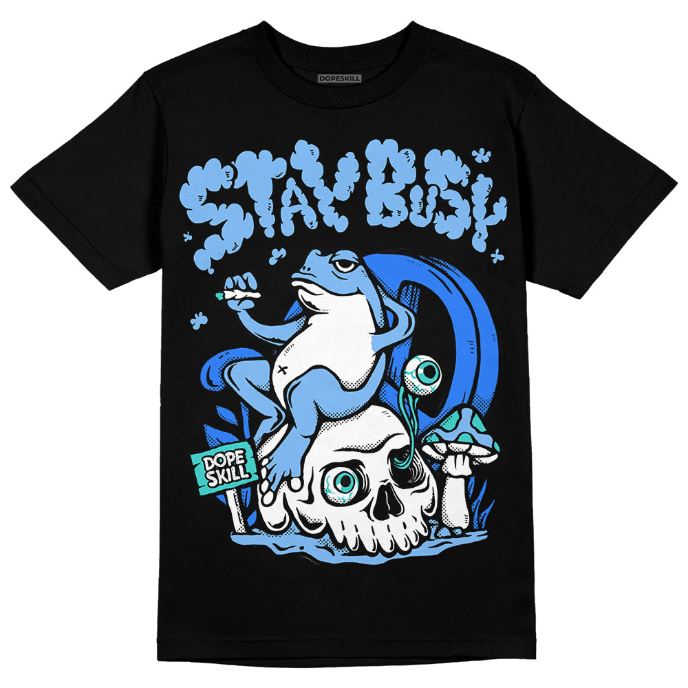 University Blue Collection superstreetwear T-Shirt Stay Busy Graphic