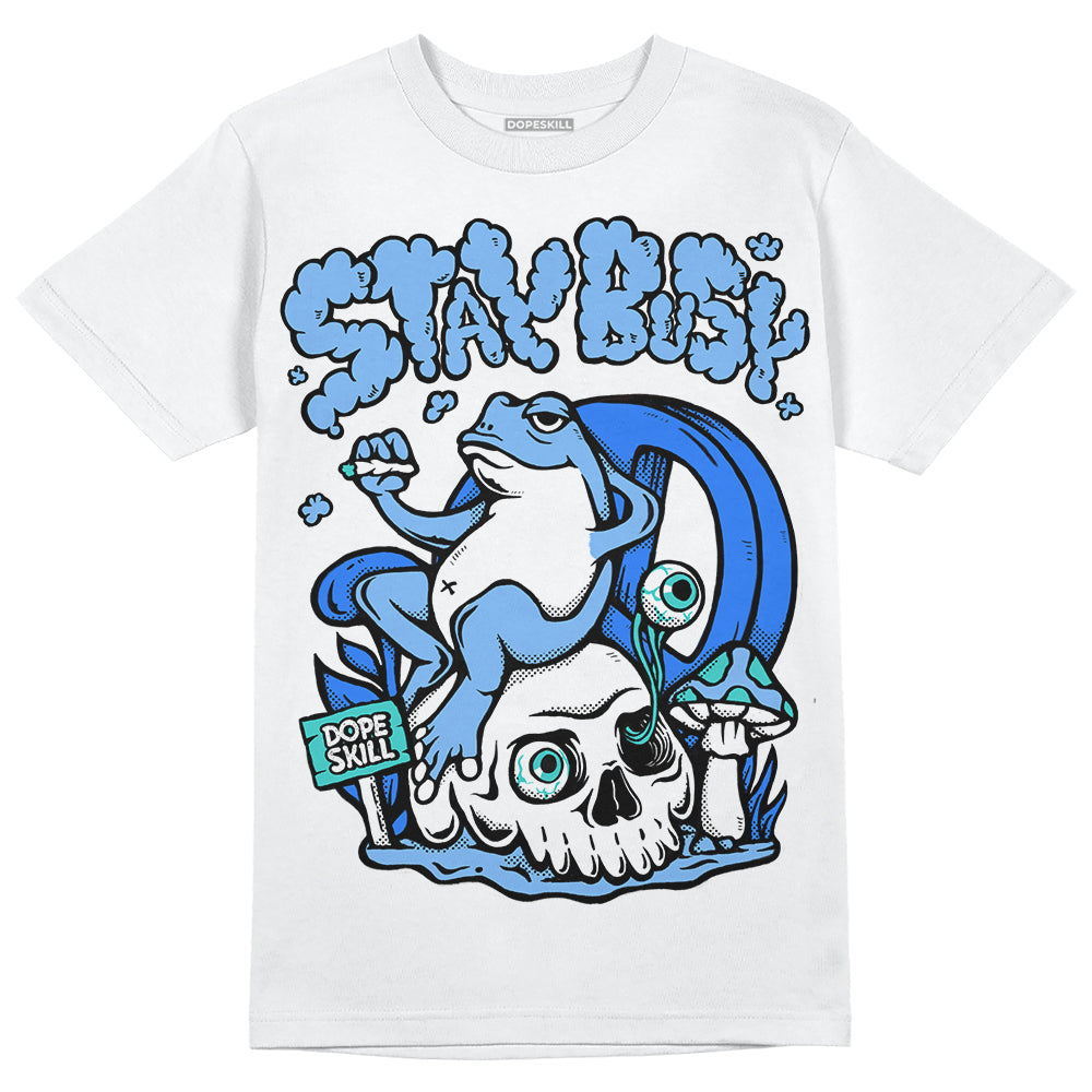 University Blue Collection superstreetwear T-Shirt Stay Busy Graphic