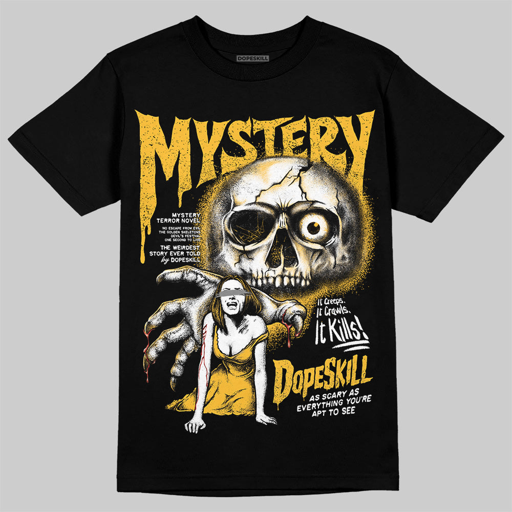 9060 Varsity Gold superstreetwear T-Shirt Mystery Ghostly Grasp Graphic